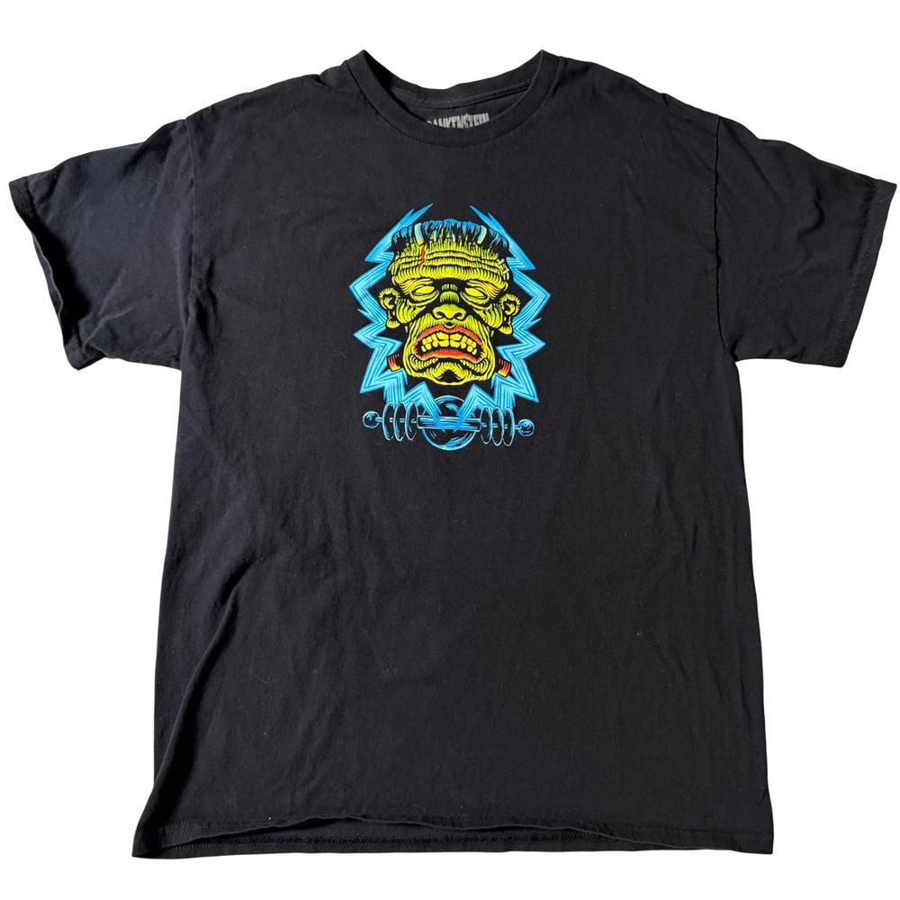 Loot Crate Frankenstein Universal Monsters Graphic Tee Black Mens Large‎ Excl - Picture 7 of 15